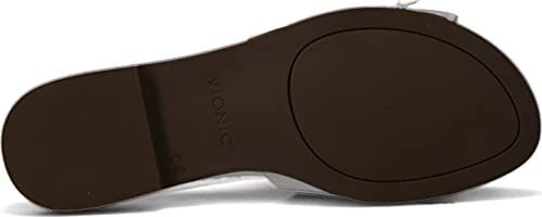 Vionic Women's Citrine Demi Slide Sandal- Supportive Ladies Slip On Sandals That Include Three-Zone Comfort With Orthotic Insole Arch Support,Medium Fit Open Toe Sandals White 8 Medium Us #TOP5