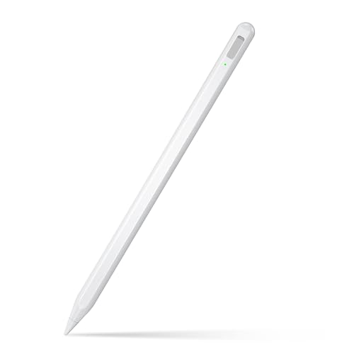 Tijjywwil Stylus Pen for ipad 9th&10th Fast Chargeing Pencil, Bluetooth Shortcut,Magnetic Adsorption,Compatible with 2018-2023 Apple iPad Pro11&12.9 inch, iPad Air 3/4/5,iPad 6-10,iPad Mini 5/6