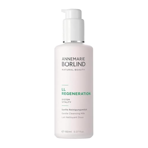 ANNEMARIE BÖRLIND – LL REGENERATION Cleansing Milk – Sustainably Sourced Natural 2in1 Facial Cleanser & Make-up Remover to remove Impurities on Skin – Step 1 of 5 - 5 Oz