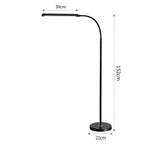 Lámpara de pie LED con control táctil y diseño de cuello de cisne alta 5