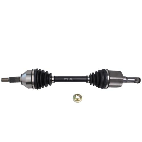 Image of Detroit Axle - FWD Front 2pc CV Axles for Ford Flex Taurus Lincoln MKS Mercury Sable [Naturally Aspirated], 2 CV Axle Shafts Assembly Replacement