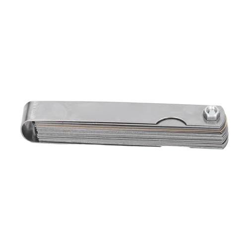 Calibrador de galgas calibradoras VARNOK en acero inoxidable para medición de grosor y ajuste de ensamblajes miniatura 4