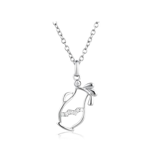 Bijoux Verseau pendentif en or 18K et diamant avec chaîne 18 pouces cadeau femme