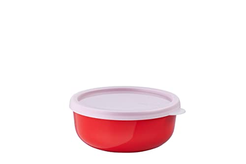 Mepal – Kitchen storage bowls Lumina – Food storage containers with lid suitable for fridge, freezer, steam oven, microwave & dishwasher – Bowl with lid – 750 ml – Nordic red