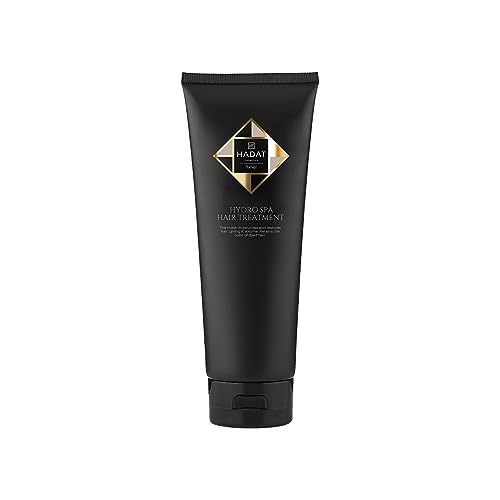 Hydro Spa Hair Treatment - masque capillaire hydratant professionnel pour cheveux secs et abîmés HADAT Cosmetics 250 ml. Traitement de salon pour cheveux colorés. Maintient l’intensité des couleurs