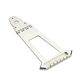 Domofa 6 String Trapeze Tailpiece Bridge Tailpiece for Jazz Archtop Guitar Replacement Parts (Nickle)