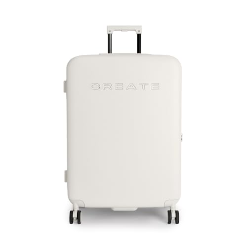 CREATE / Luggage Studio/Maleta rígida de policarbonato Blanco Roto / 53x31x76cm / Candado TSA, 4 Ruedas Dobles, Organizador Interior, Mango telescópico, Materiales Resistentes y duraderos CREATE / Luggage Studio/Maleta rígida de policarbonato Blanco Roto / 53x31x76cm / Candado TSA, 4 Ruedas Dobles, Organizador Interior, Mango telescópico, Materiales Resistentes y duraderos