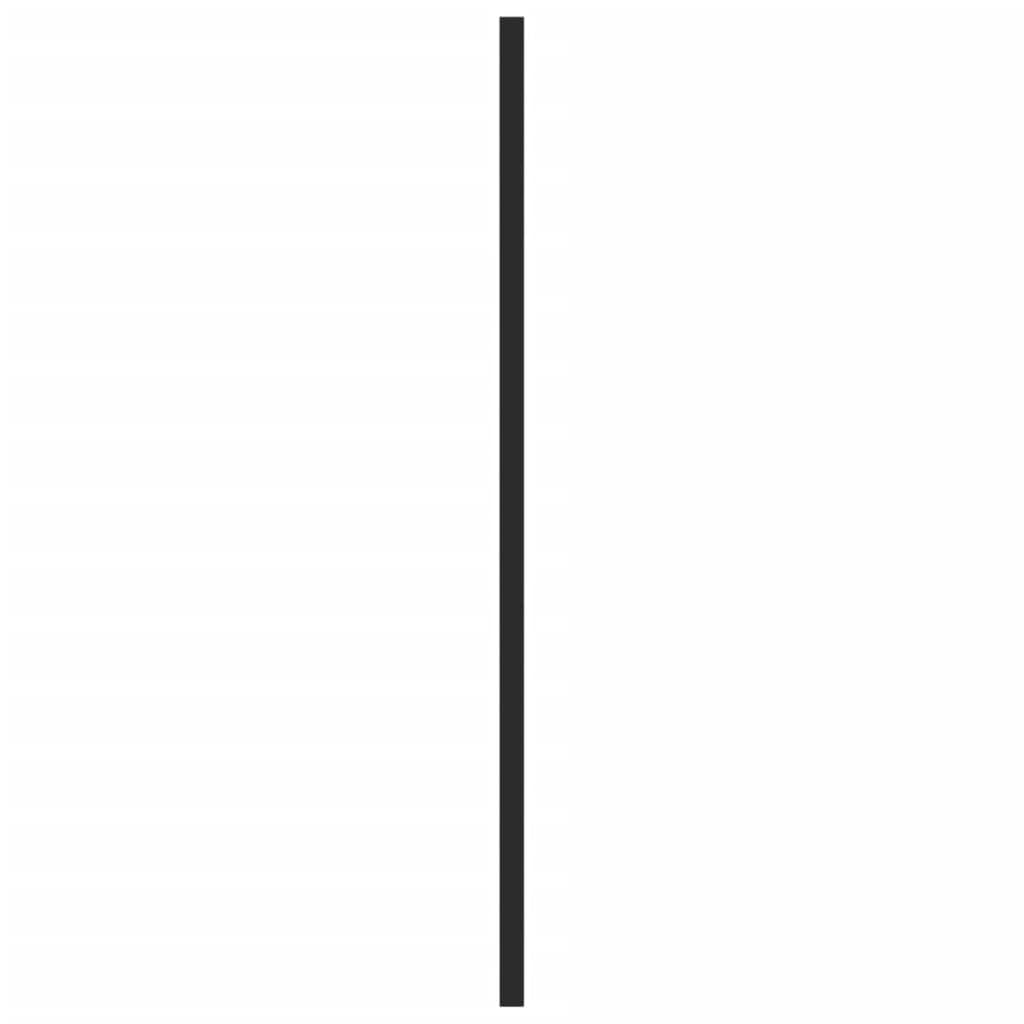 vidaXL Tiradores para Armarios 20 uds, Tiradores de Barra en T, Tiradores de Puerta Cajón, Accesorios para Muebles, Acero Inoxidable Negro 480 mm