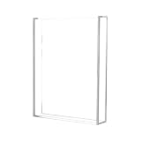 Experiencia de visualización segura: la construcción de acrílico puro garantiza una excelente transmisión de luz, proporciona una apariencia transparente similar al vidrio y permite una visión clara desde todos los lados sin necesidad de acceder al contenido en el interior