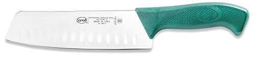 Sanelli Linea Skin Colore Coltello professionale Giapponese Olivato, Acciaio Inox, Verde