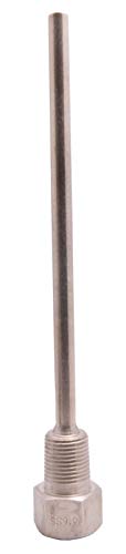 9" Thermowell Stainless Steel 316-1/2" Npt Connections #TOP7