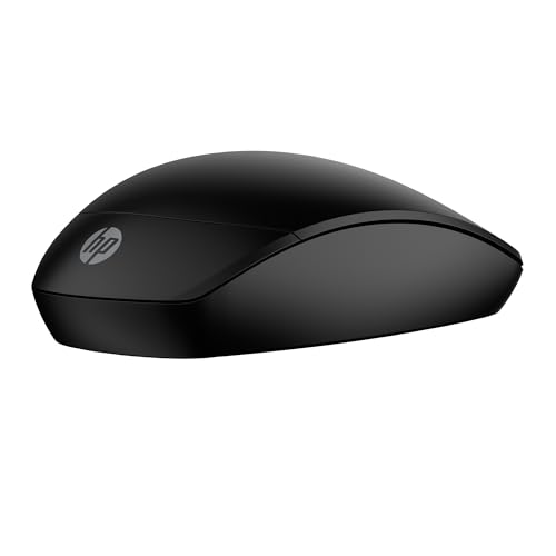 HP 230 Slim Mouse sans Fil, Connexion avec Dongle USB-A 2,4 GHz, Multi-dispositifs, jusqu'à 1600 dpi, autonomie jusqu'à 18 Mois, capteur Optique, 3 Boutons, Windows...