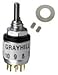 GRAYHILL 56D36-01-2-AJN Switch, Rotary, DP5T, 200mA, 115V