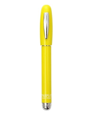 Stylo plume A.G. SPALDING & BROS. Jaune Acide pour écriture élégante