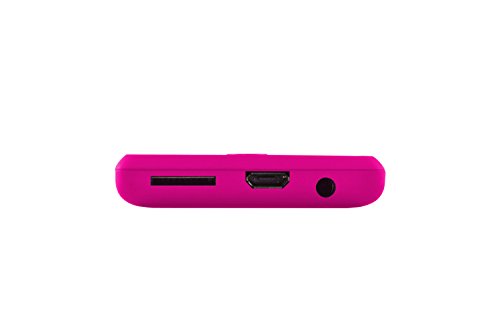 Ematic 8GB MP3 Video Player with FM Tuner, Voice Recorder, Bluetooth, 2.4-inch Touch Screen and SD Slot, Pink