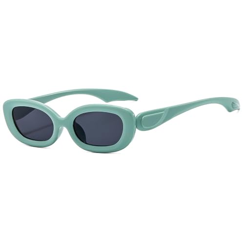 Lunettes de soleil ovales Verres de Lune contre l'éblouissement des yeux sensibles