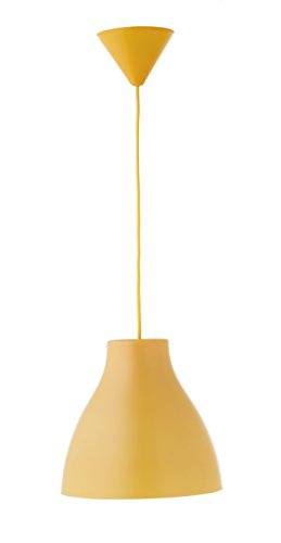 Els Banys Pop - Colgante de techo PVC con cable de color a juego, color mostaza