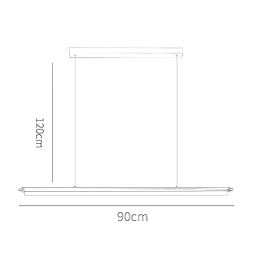 Lámpara LED moderna lineal para acabar con las sombras en la mesa del comedor 5