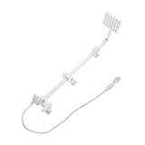 Aspecto realista: cuidadosamente diseñado para un cabezal de ducha real, que proporciona un toque realista a la configuración de su baño en miniatura, cabezal de ducha de plástico para casa de muñecas, accesorios de decoración para casa de muñecas