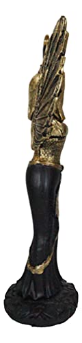 Ebros Gift Egyptian Goddess Isis Ra With Open Wings Statue 12" Tall Deity Of Motherhood Magic Wisdom And Nature Home Decorative Sculpture Gods Of Egypt Accent (Black And Gold) #TOP7