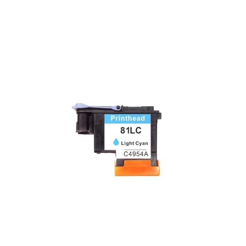 Tinta compatible HP 81 cian claro C4954A para evitar líneas en plotters 1