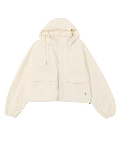 [チャムス] マウンテンパーカー レディース バルーンショートパーカー CH18-1369 Ivory M/WO