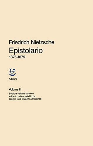 Portada de Epistolario 1875-1879