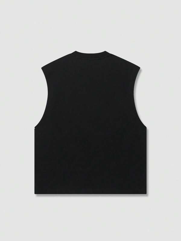 Image of FN3 Cotton Blend Printed and Solid Vest for Men || Men's Printed Tank Top Regular fit