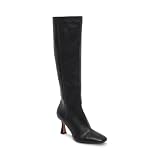 Dolce Vita Women's GYRA Fashion Boot, Black Leather, 6