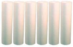 CFS Sediment Filter Cartridge 10in X 2.50in, 6-Pack, Compatible with DEV9109-07, AP1001, AP1003, 155225-43 P1, Reduces Sediment, Sand, Silt, Rust, Meets NSF/ANSI 42 Standard