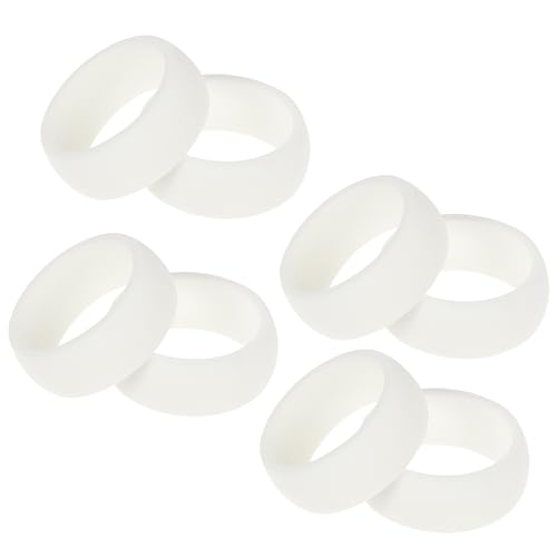 Anillas deportivas de silicona para hombre, 8 piezas miniatura 1