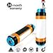 Camping Lantern, USB Rechargeable LED Camp Lights, Multifunctional Camping Lanterns, [Camping Accesories][Camping Gear] Portable Hanging Magnetic Power Bank Waterproof for Hiking (Compact Size-6")
