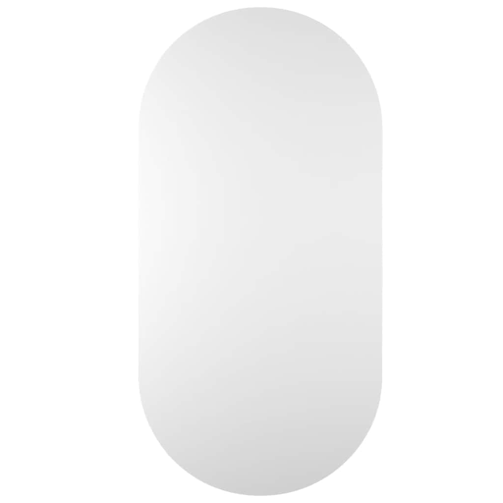 KGHFDVB Frameless Rectangular Wall Mirror 100x50 cm, Minimalist Glass Mirror for Bedroom Living Room Dressing Room, Highly Reflective Frameless Design Enhances Brightness and Sense