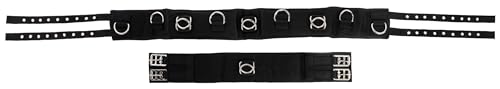 Kerbl Cinchuelo para Dar Cuerda, Ancho, 9 Anillos con cincha Regulable