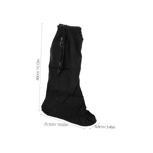 1 par de fundas impermeables para botas de lluvia unisex, protectoras ligeras para hombres y mujeres, ideales para uso al aire libre y ciclismo miniatura 4