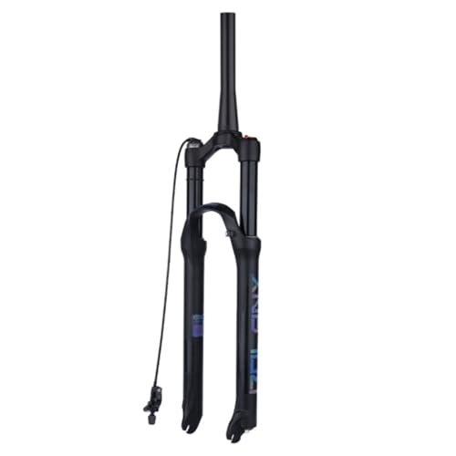 HOMSXPAC Bicicleta de montaña 26/27.5/29 Pulgadas, aleación de Aluminio, 120 mm de Recorrido, Freno de Disco de liberación rápida, Ajuste de Rebote, suspensión neumática Delante