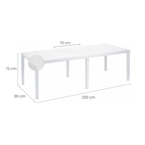 Table d'extérieur Roma extensible pour ne plus manquer de place sur la terrasse - 3