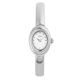 Mockberg Belle Oval Petite Small Reloj de mujer plateado con brazalete