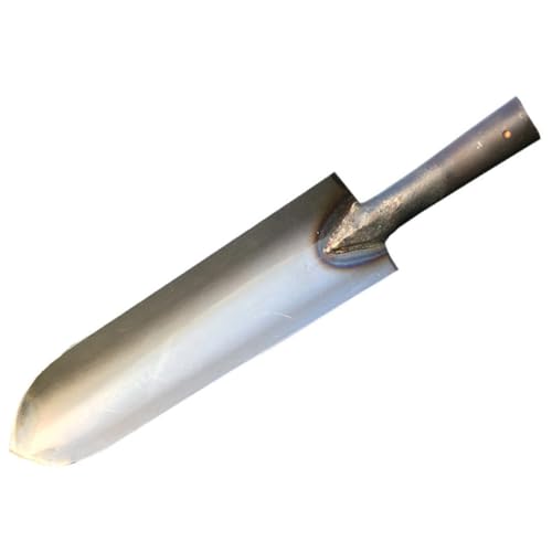 BCOATH Pala de Metal para Jardinería y Exteriores, Herramienta Portátil de Excavación Estrecha y Alargada, Adecuado para Hacer Hoyos en Césped y Trasplantes en Jardín, Resistente