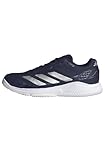 adidas Uomo Courtquick Mens Padel Shoes, Dark Blue/Silver Met./Ftwr White, 42 EU