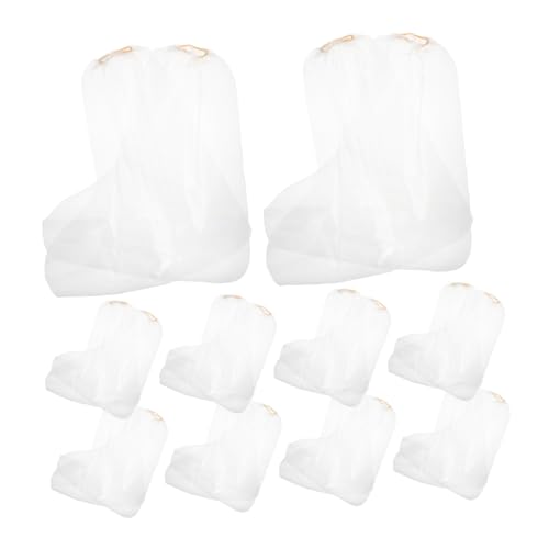 LALADEFIEE Pack Rainproof Shoe Covers Boot Covers Disposable Design for Hiking Camping and Travel