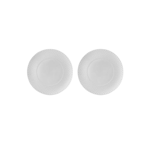 Bordallo Pinheiro Bicos Mineral Gray Platos Set 2 miniatura 1