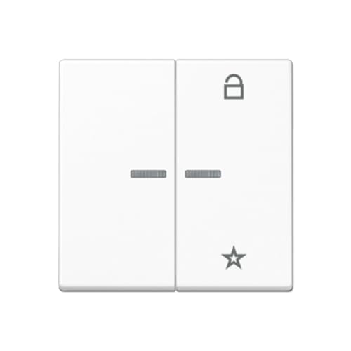Touche capteur eNet A blanc mat JUNG interrupteur tactile radio