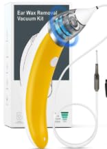 Ear Vacuum Ear Wax Removal Kit with 5 Levels Strong Suction Reusable Electric Ear Suction Vacuum0