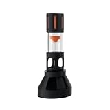 Yeoasthw Fish Tank Silencer, H-Shaped Anti-Overflow Filter, Plastic Brush Spiral Filter, Fish Tank Accessory(Black,50mm)