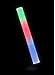 Promotional Party Sticks - 100 Pack - Multicolor LED Foam Sticks Glow Batons - 3 Modes - 18