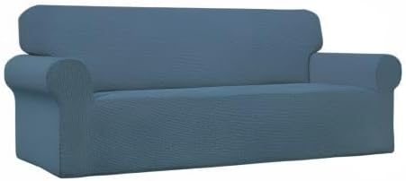 Miniatura 9 de Easy-Going - Funda elástica para sofá de gran tamaño, 1 pieza, suave, con parte inferior elástica, tela jacquard de elastano y poliéster, protector