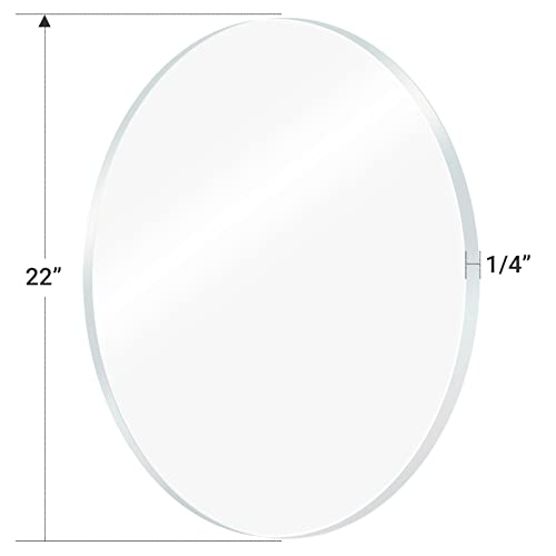Image of 1 Pieces 1 /4 inch Round Plexiglass Sheet, 22 Inch Diameter Clear Acrylic Circle, Cake Disk Acrylic Sheet, Plexiglass Table Top, Round Acrylic Backdrop