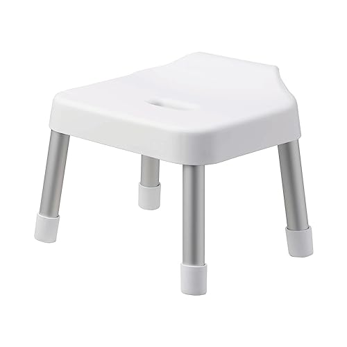 山崎実業 引っ掛け風呂イス ミスト 25cm ホワイト お風呂 椅子 バスチェア 【モノギャラリー限定クリアファイル付】