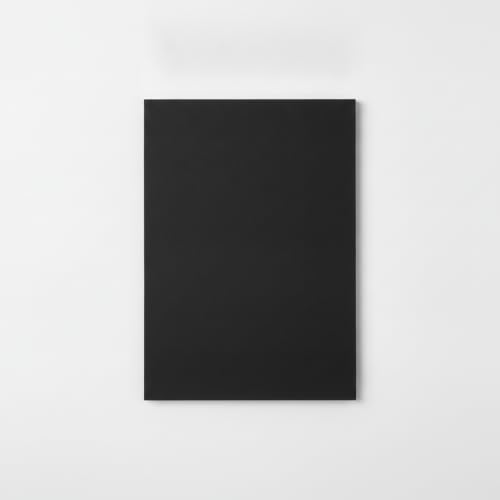 Feuille cartonnée noire A4 épaisse pour stopper le gondolement en dessin